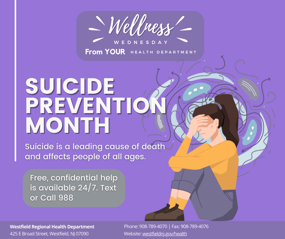 Suicide Prevention Month flyer