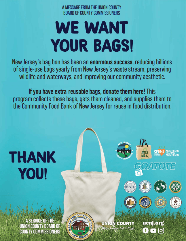 Sustainability- Bag collection flyer