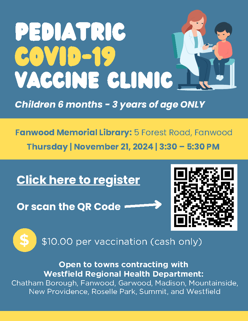 Fanwood Pediatric COVID Clinic 11.21.24