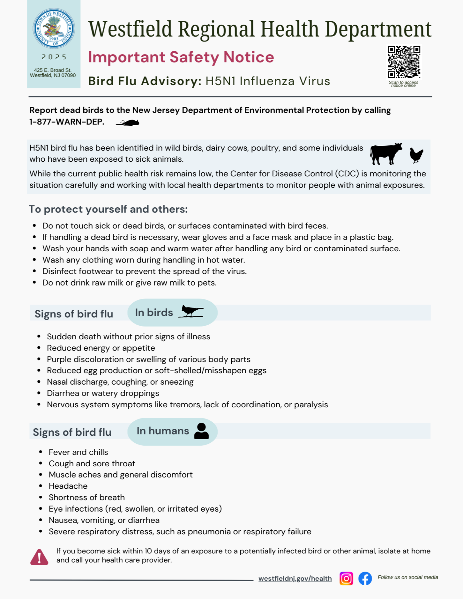 Bird flu Flyer 2025 FINAL