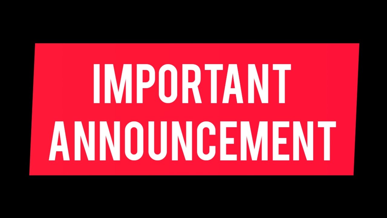 importantannouncement