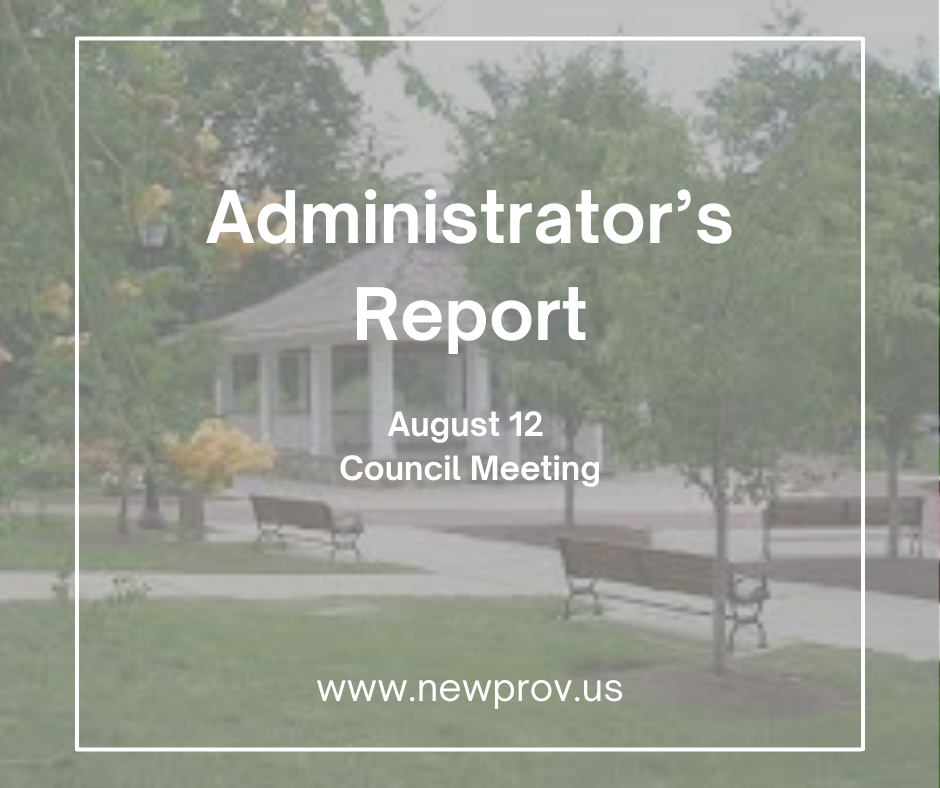 Administrators Report 0812