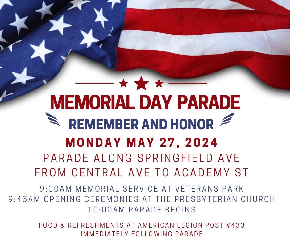 Flyer- Memorial Day Parade 2024