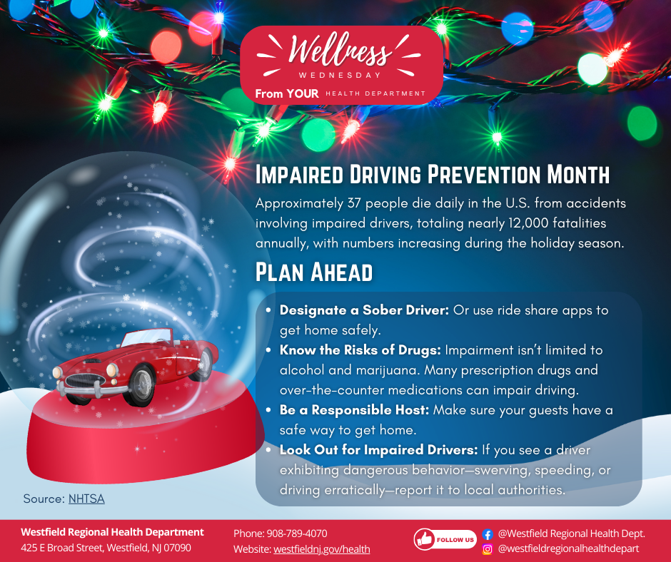 Impaired Driving Prevention Month