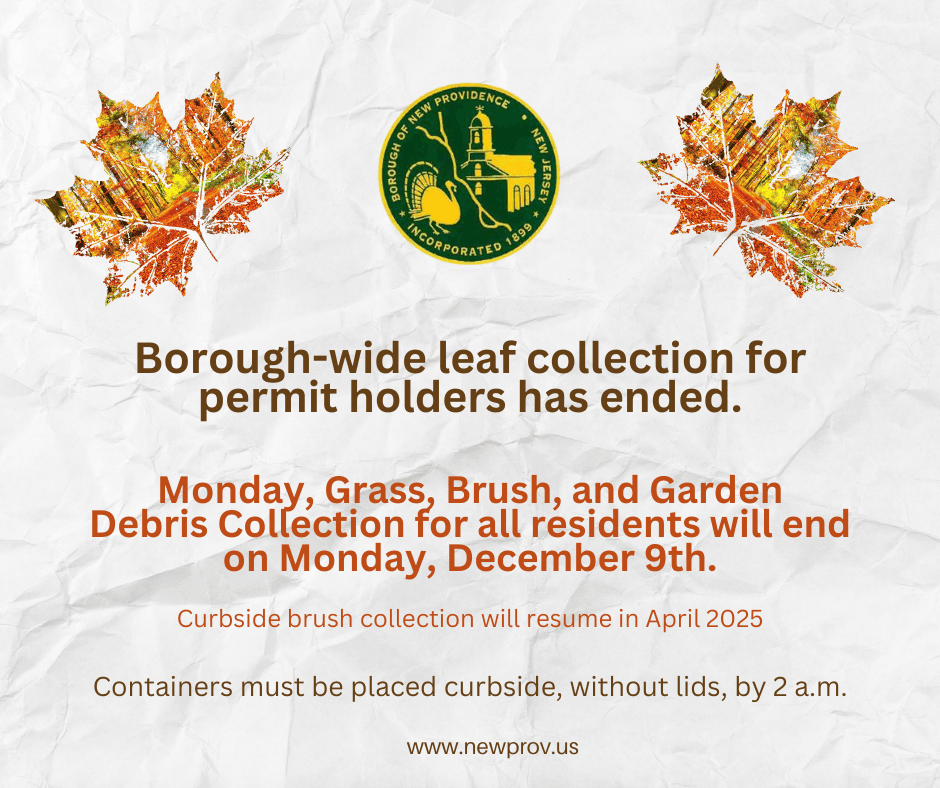 Leaf Collection Ended