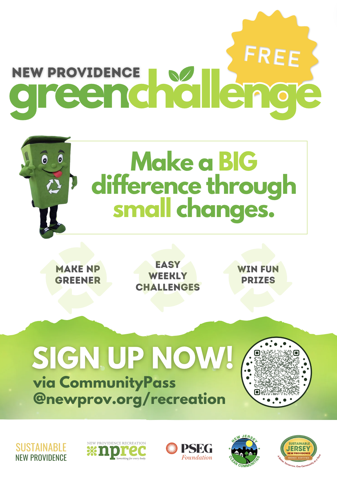 Green Challenge Flyer