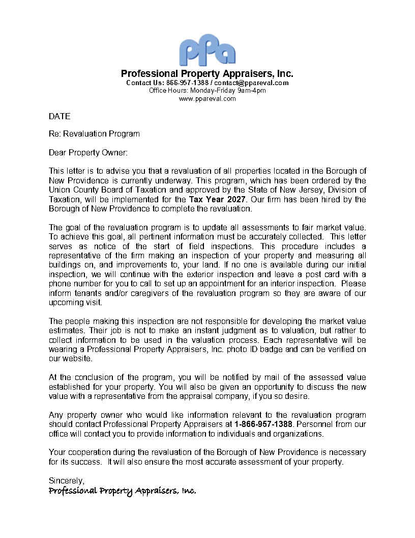 Initial Contact Letter-New Providence-APPROVED