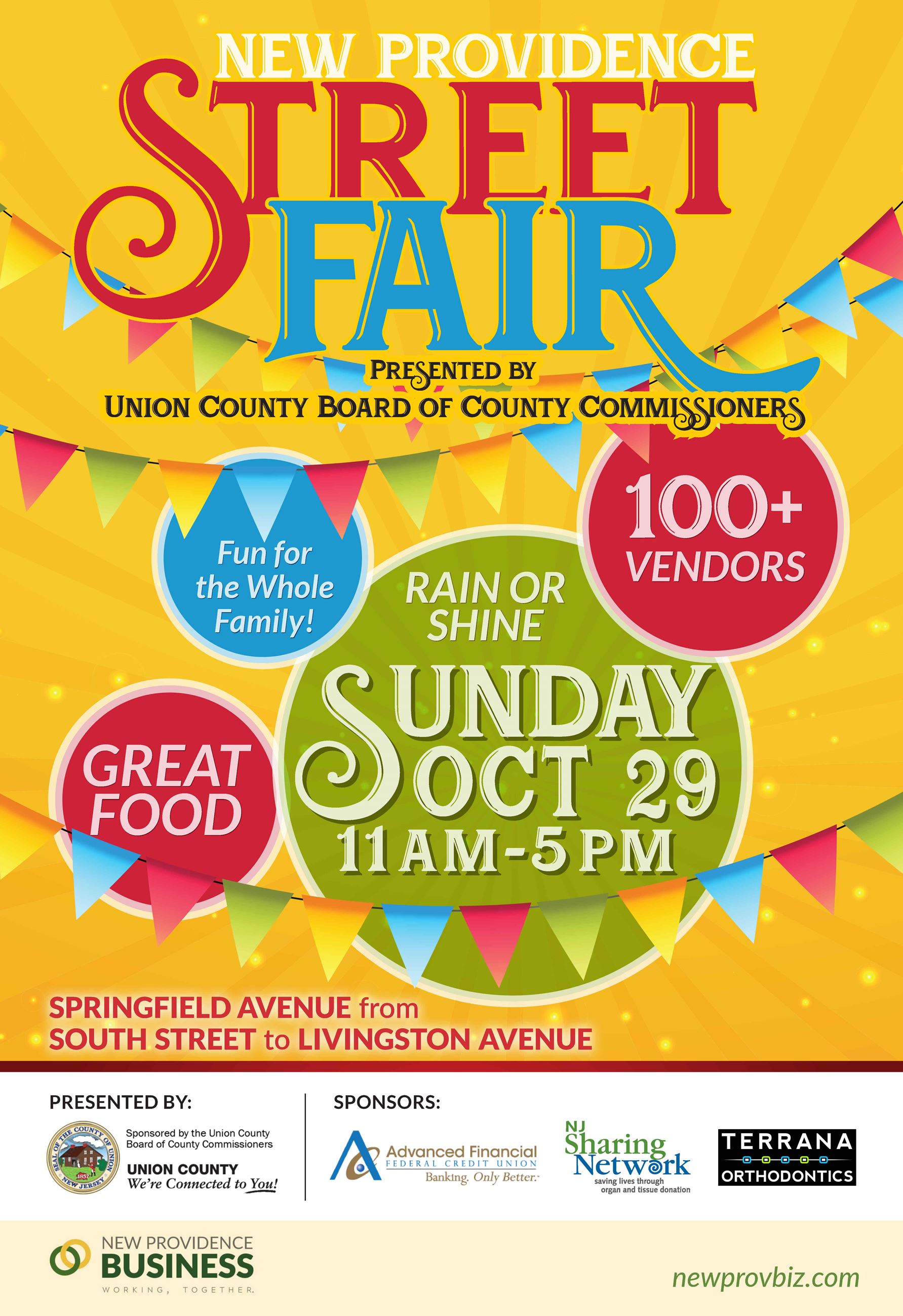 2023 street fair Banner and Poster FINAL