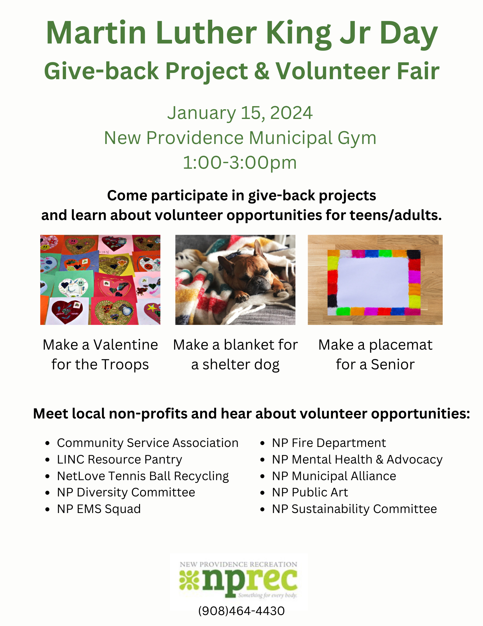 MLK Day Volunteer Fair